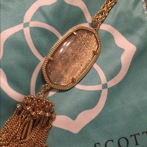 Kendra Scott Rayne necklace in dusted glass RSG